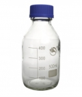 Glass Reagent Bottle with Blue Cap 500ml